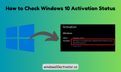 How to check Windows Activation Status Logo