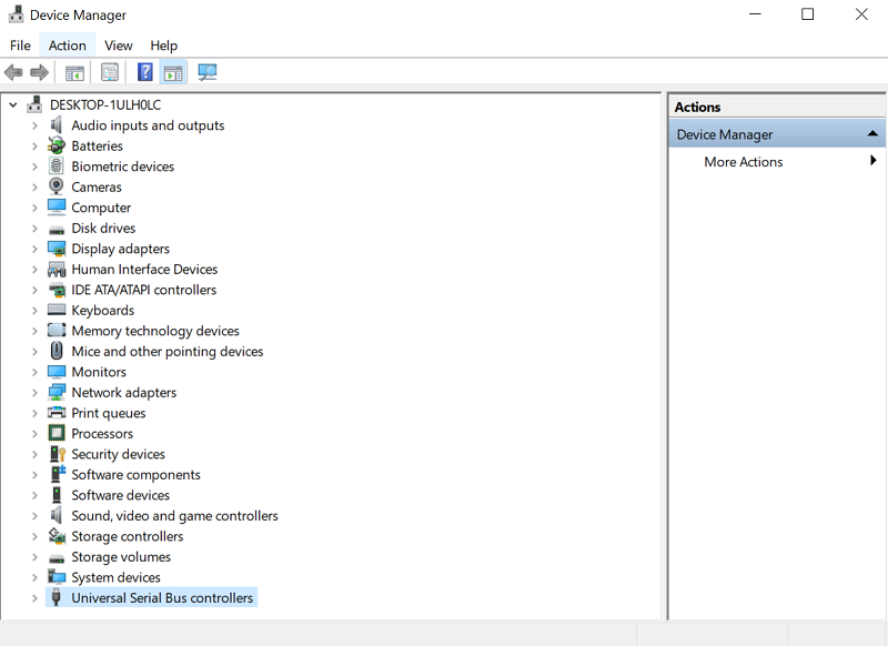 Device Manager Settings